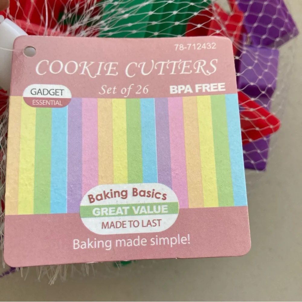 Cookie Cutter Alphabet Set